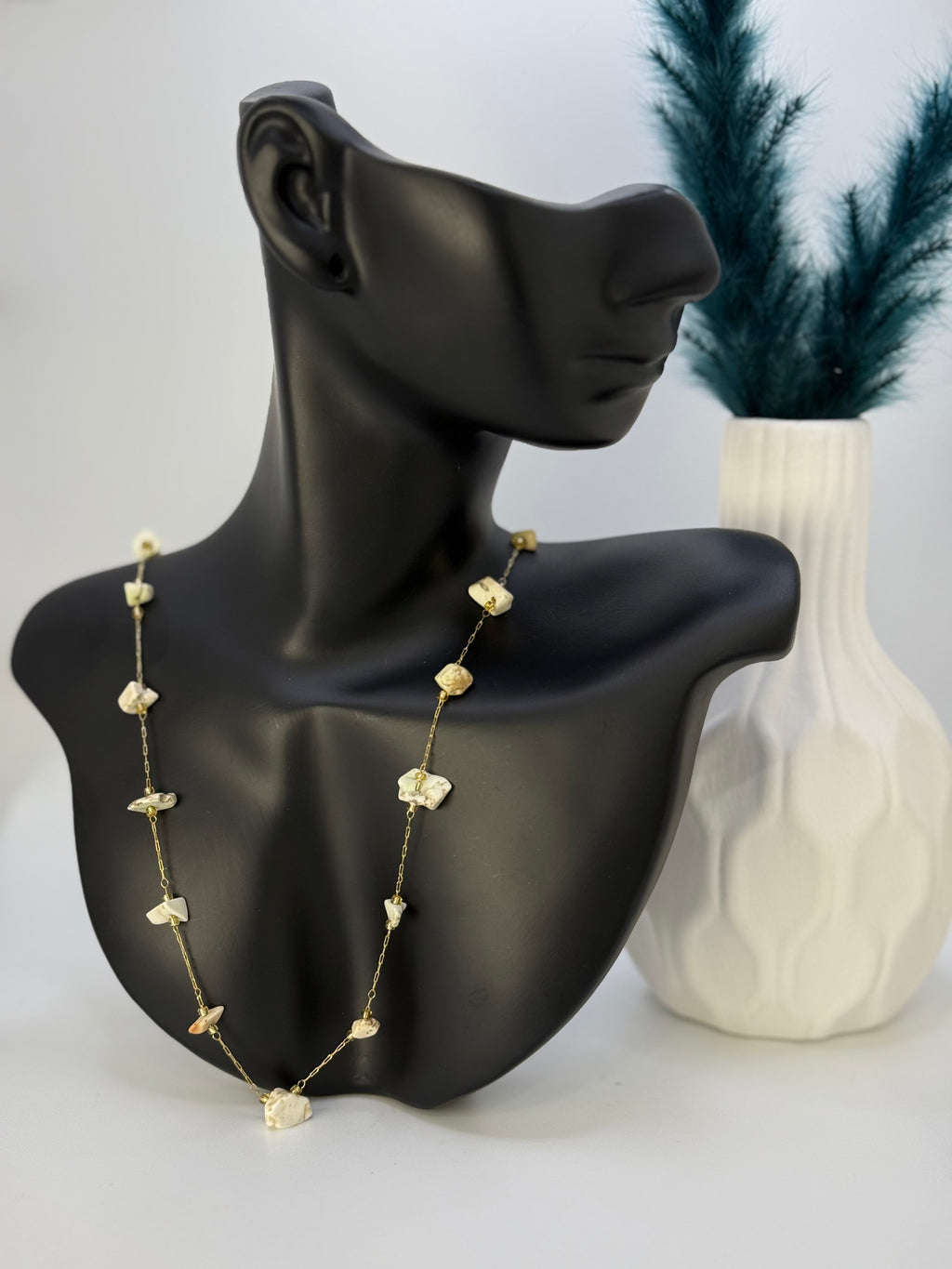 Golden Stone Necklace