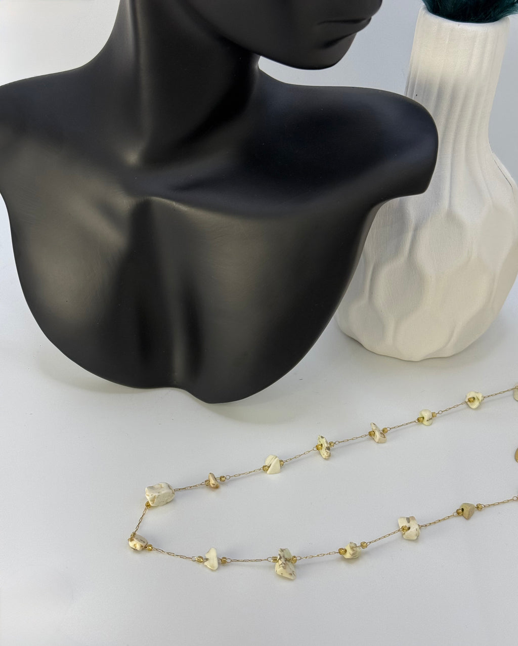 Golden Stone Necklace
